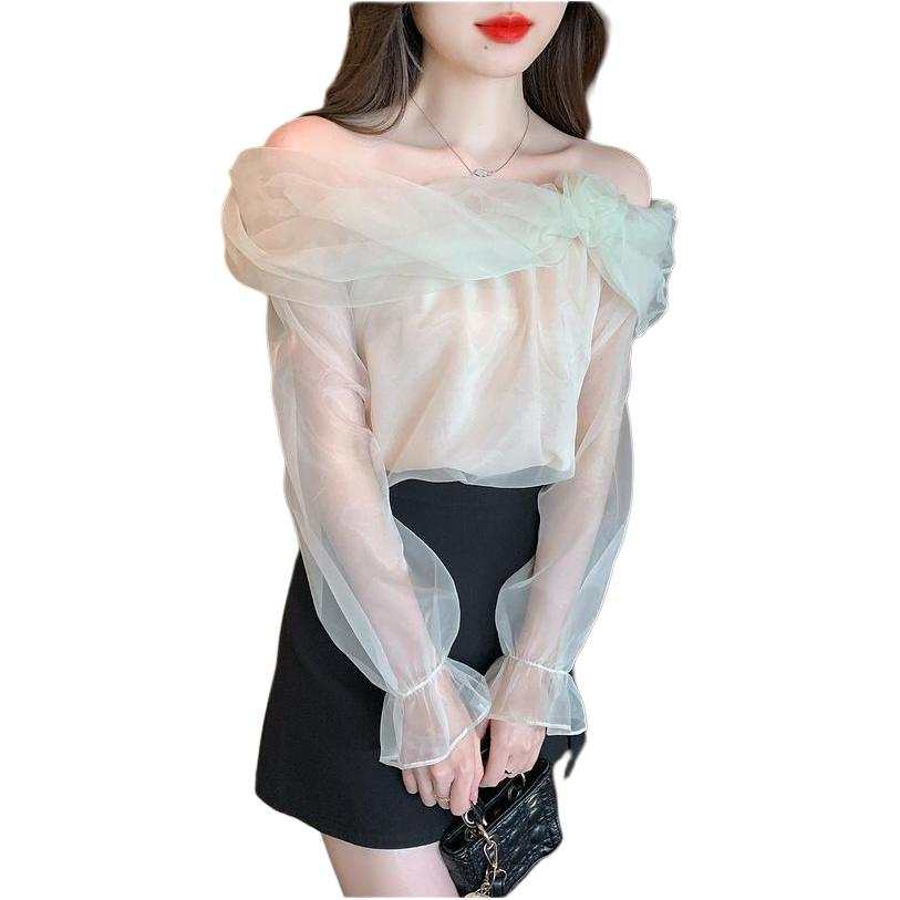 JBBCN Shirts Women's Apricot Boat Neck Thin Shirt