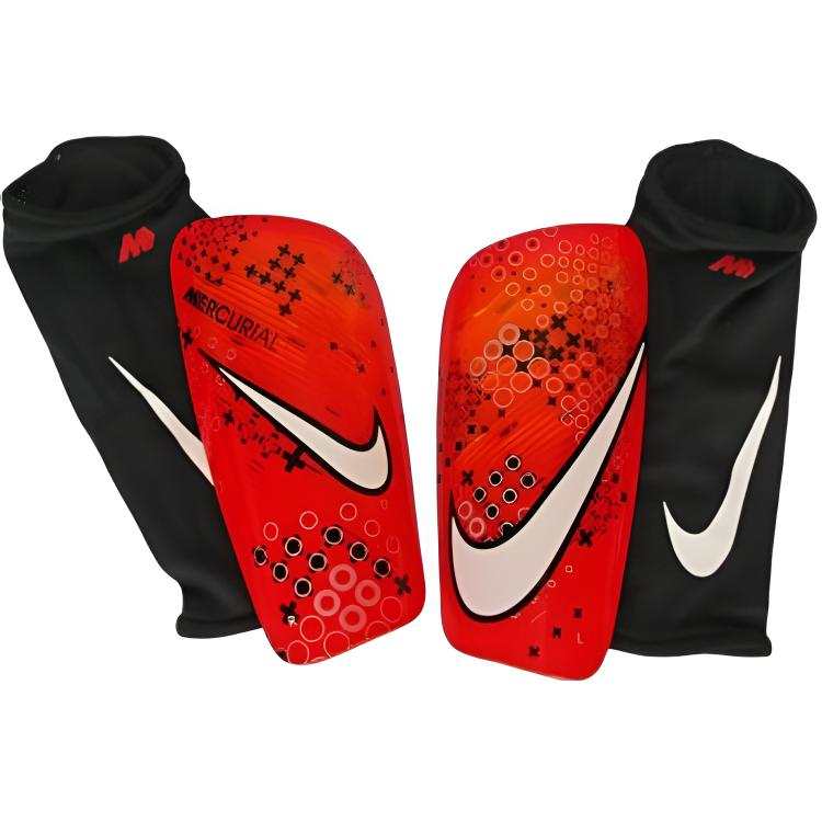 Nike Nike Soccer Shin Guards Polypropylene, Thermoplastic Rubber EVA Foam Court Unisex Red