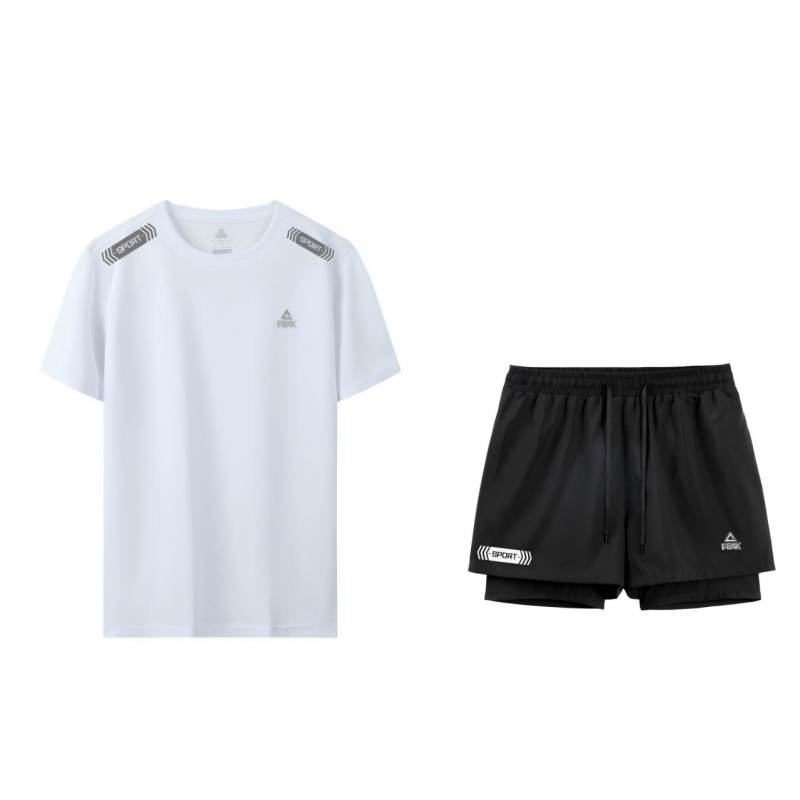 PEAK Variety Training Collection Summer Sports Suit Unisex Two Piece Set