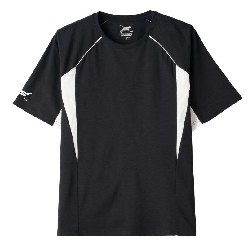 Skechers T Shirts Unisex Smoke Black/03K8 Crew Neck Moderate