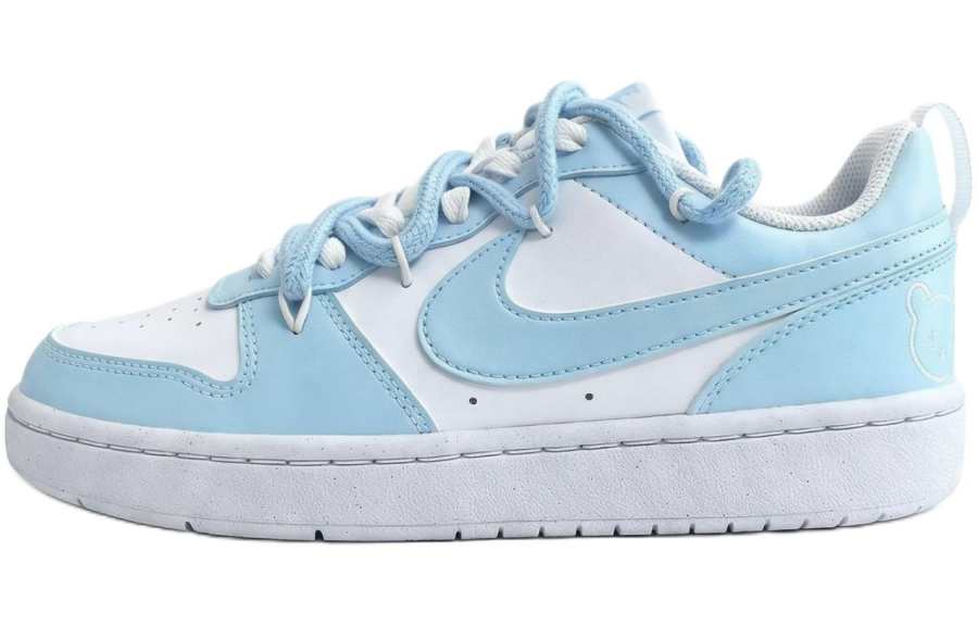 Nike Nike Court Borough Maris Sal Bear Synthetic Leather, Leather Lightweight Cushioning Low top Kids' Casual Skate Shoes