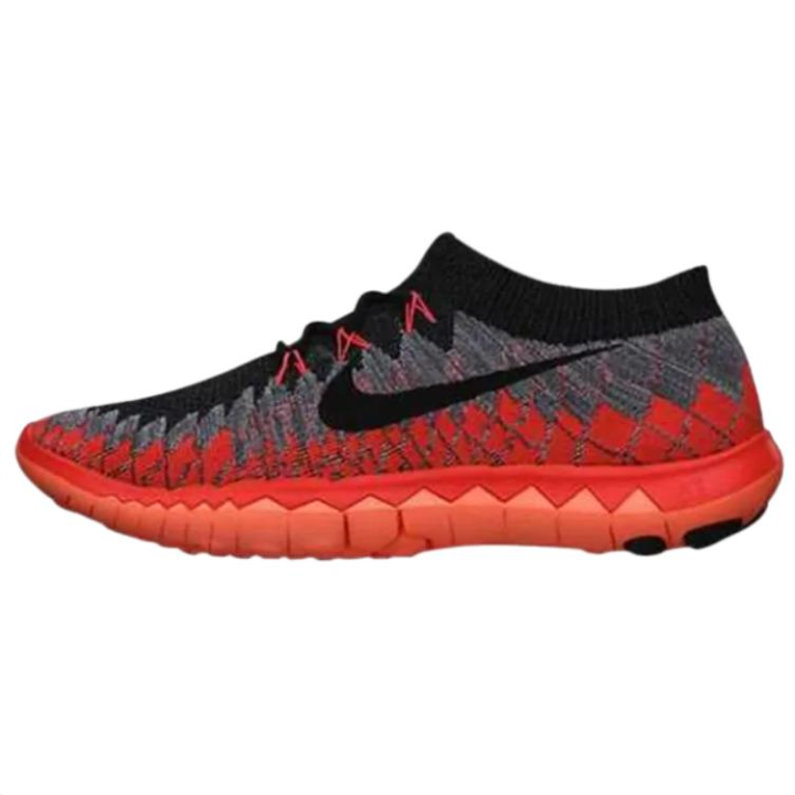 Nike Nike Free 3.0 Flyknit Comfortable Running Shoes Men's Gray
