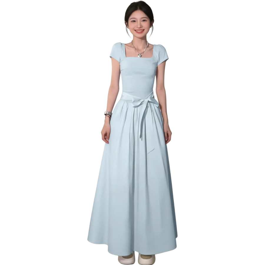 VENICEW Short Sleeved Dress Women's