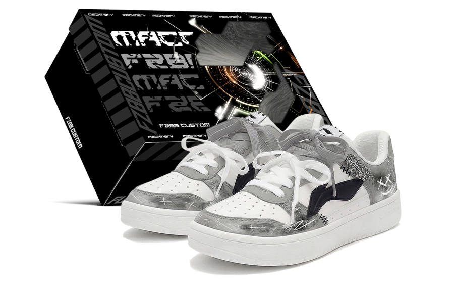 Li-Ning Li Ning Floating Boat Xingji Mystery Box Abrasion Resistant Slip Resistant Low top Skateboard Shoes Men's