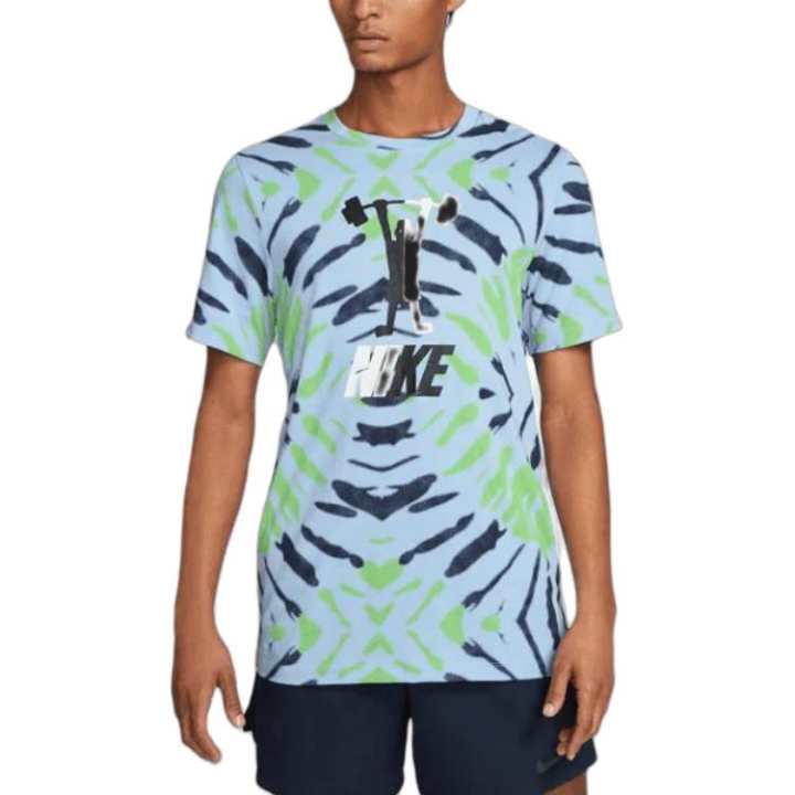 Nike Nike Dri Fit T Shirts Men's Blue Crew Neck