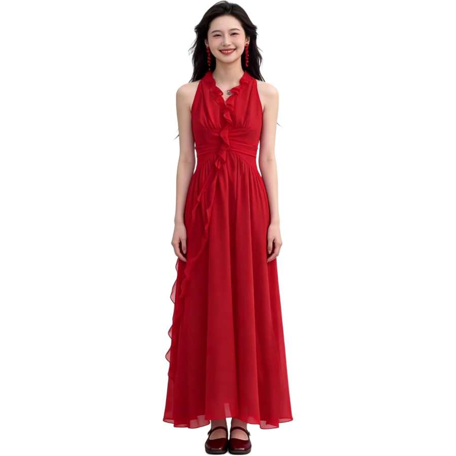 VENICEW Sleeveless Dress Women's