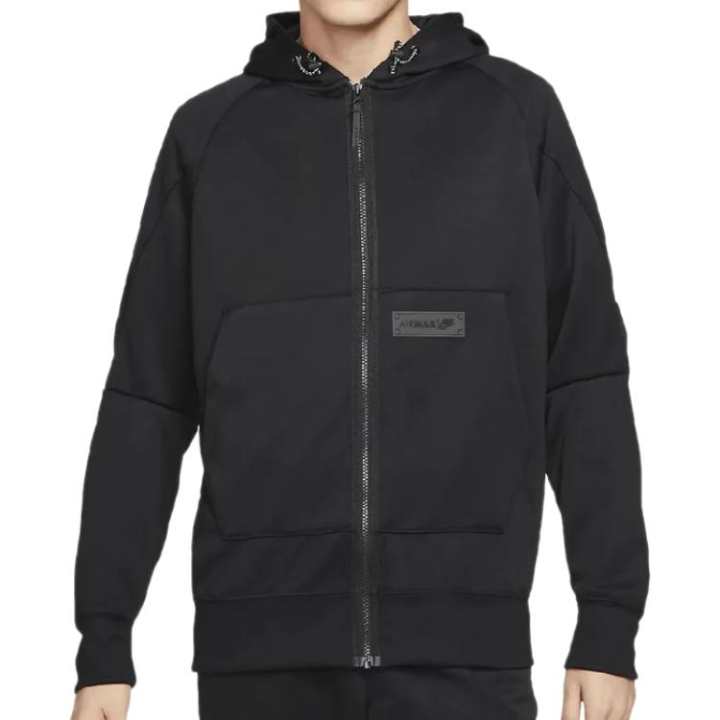 Nike Nike Sweatshirts Men's Black Hooded Non Detachable Moderate