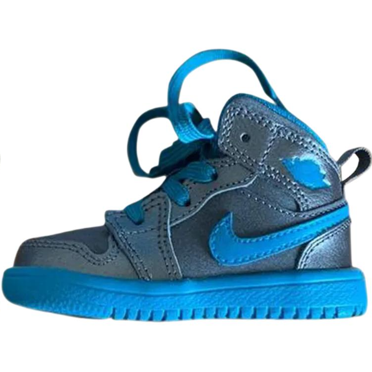 Jordan Jordan Air Jordan 1 High top Toddler Shoes Blue Infant And Toddler