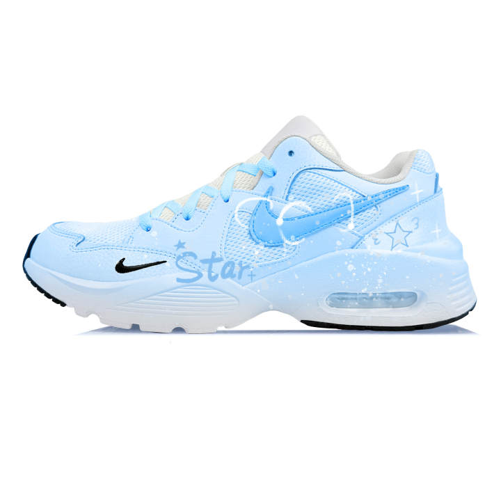 Nike Nike Air Max Fusion Low top Running Shoes Men's White Blue