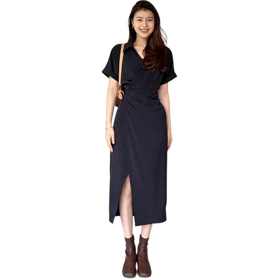VENICEW Short Sleeved Dress Women's