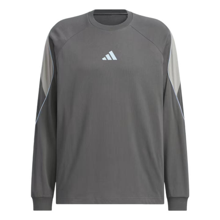 Adidas Adidas T Shirts Men's Charcoal Gray Crew Neck
