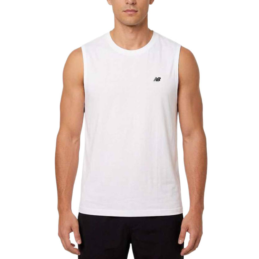 New Balance New Balance Tank Tops Unisex White Crew Neck Moderate Other