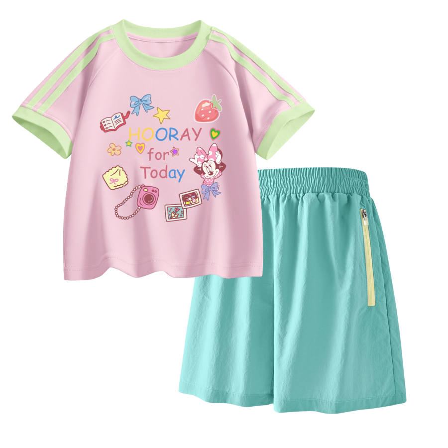Disney Kids Casual Sportswear Crew Neck Thin
