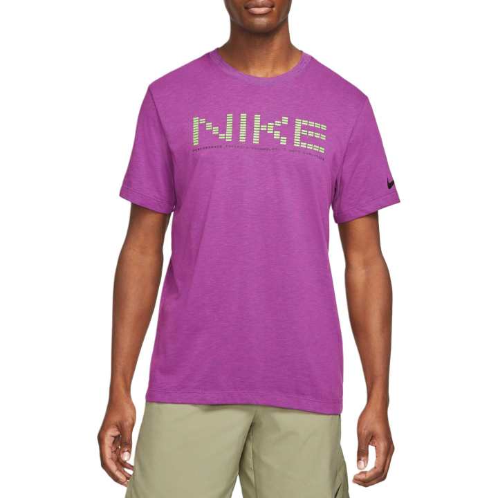 Nike Nike Dri Fit T Shirts Men's Purple Crew Neck