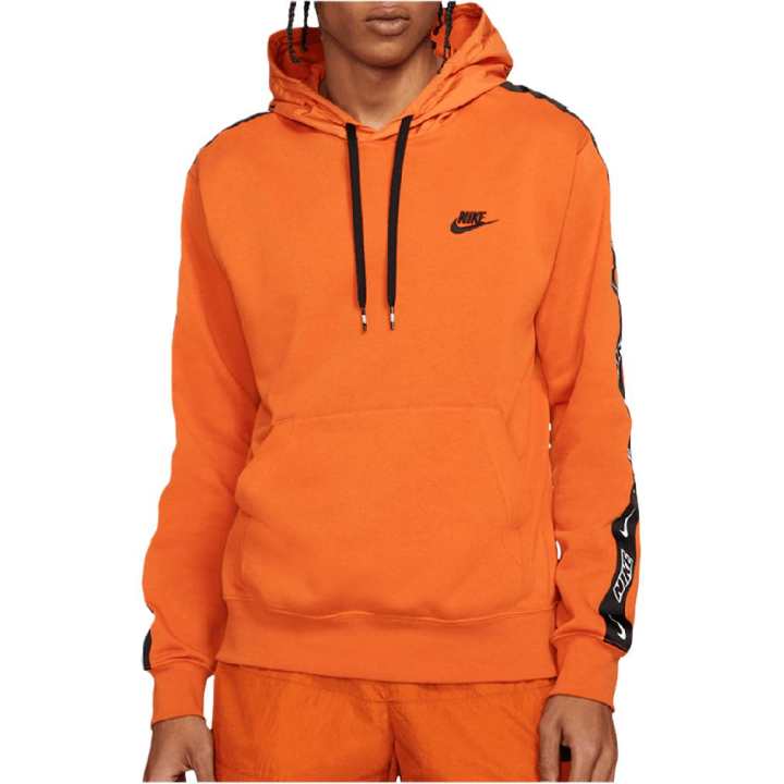 Nike Nike Sweatshirts Men's Orange Hooded Moderate