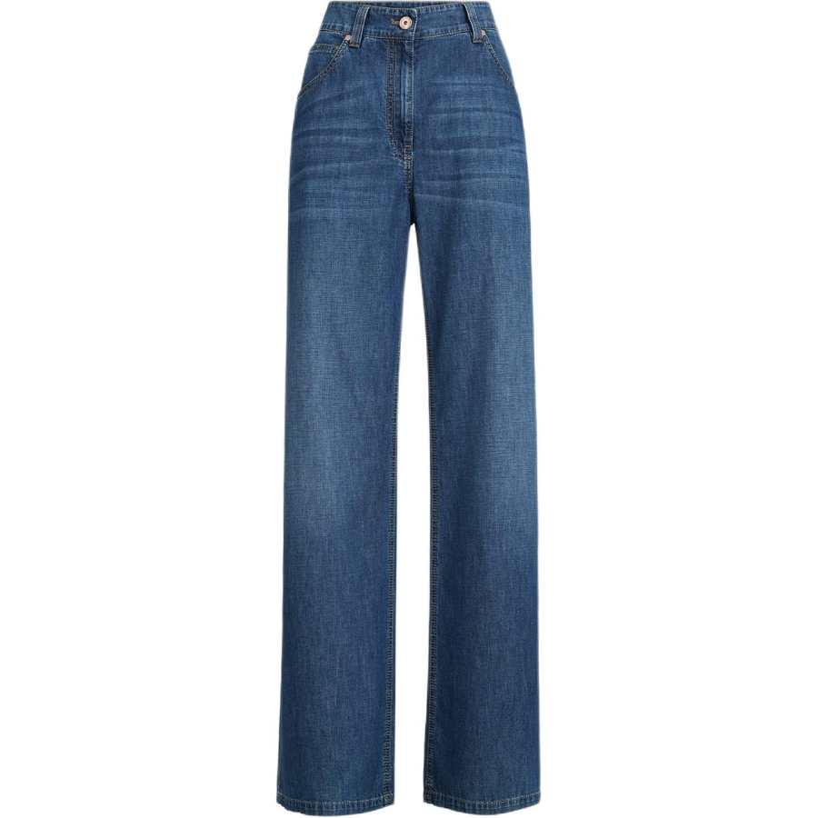 Brunello Cucinelli Brunello Cucinelli Logo Patch Wide-Leg Jeans