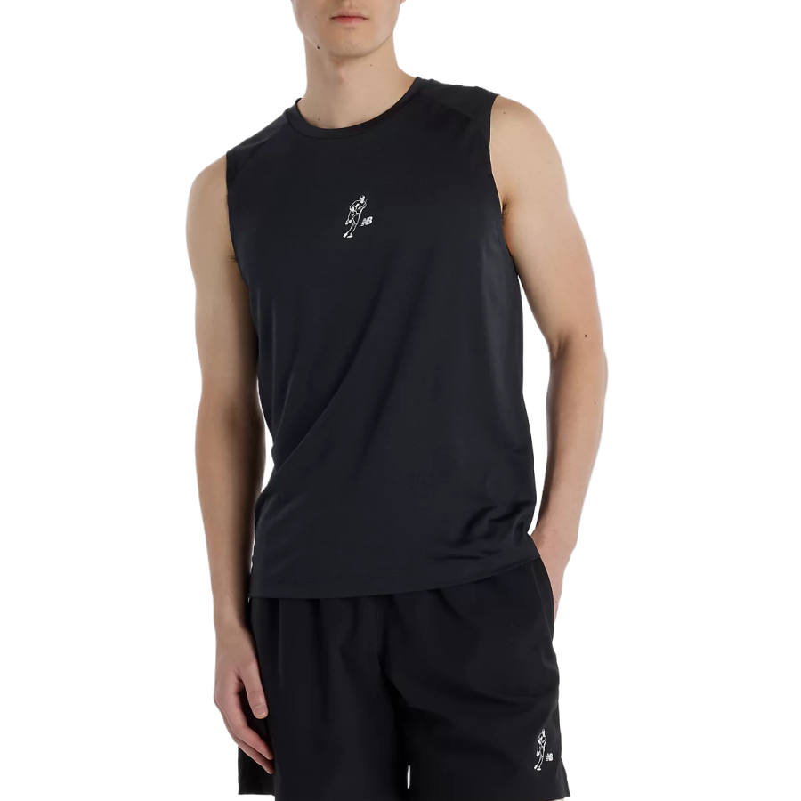 New Balance New Balance Tank Tops Men's Caviar Crew Neck Moderate Other