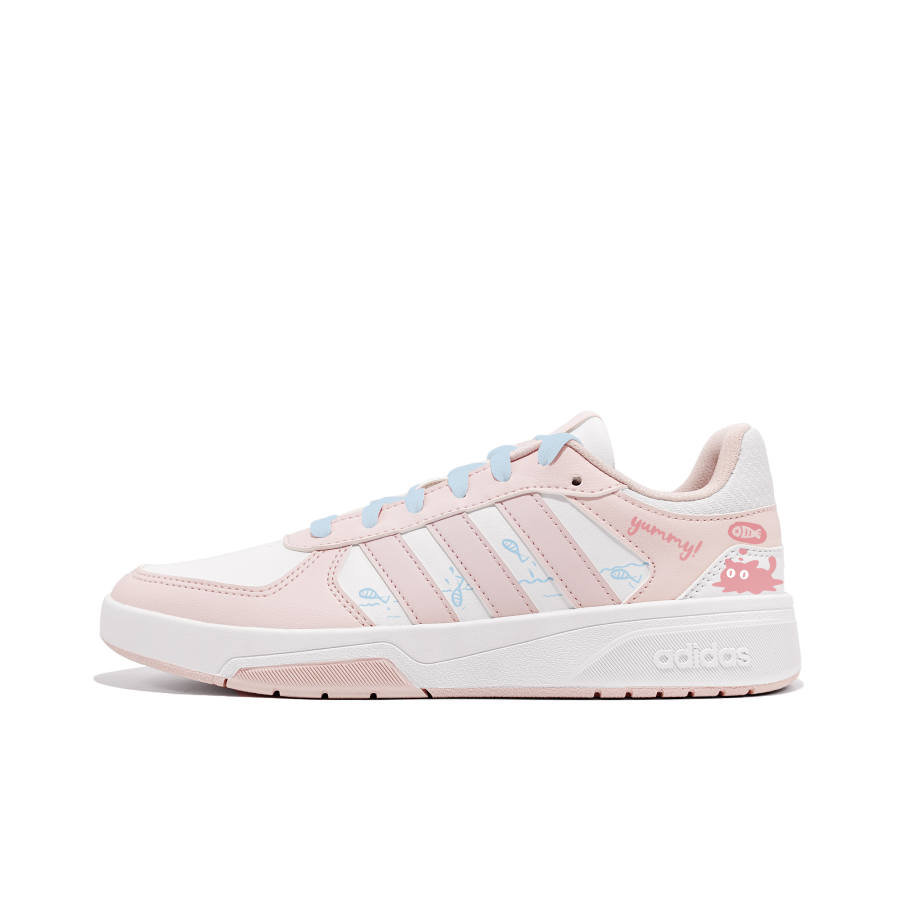 Adidas Adidas COURTBEAT Fishing For Happiness Pu Low top Skateboard Shoes Unisex Pink