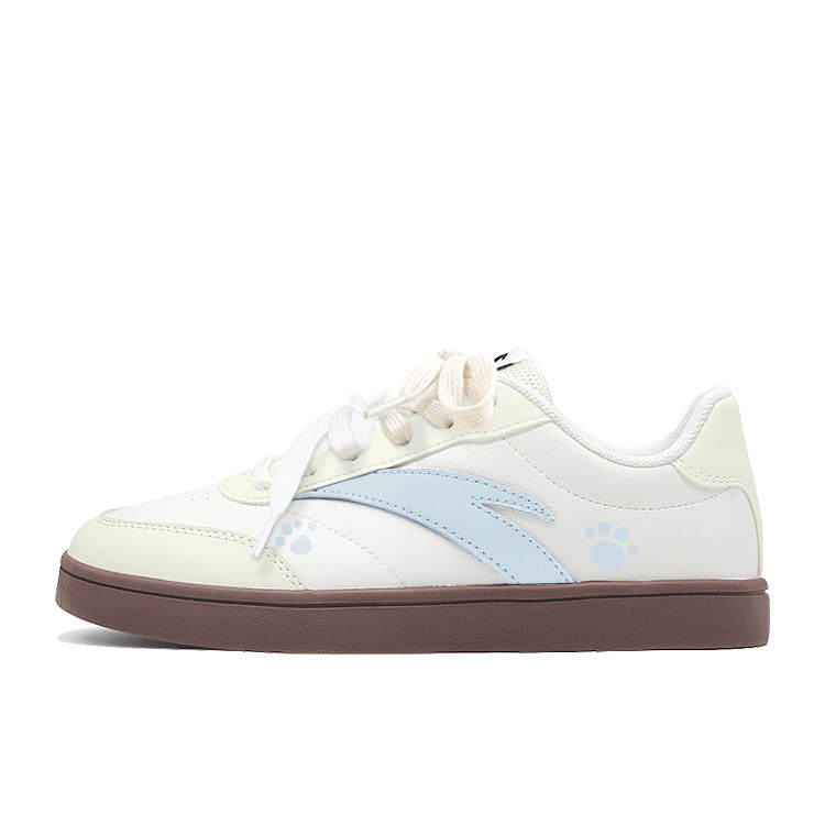 Anta Easy Synthetic Leather, Textile Cushioning Slip Resistant Low top Skateboard Shoes Women's