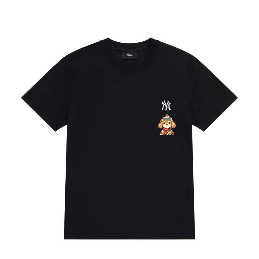 MLB T Shirts Unisex New York Yankees/Black Crew Neck Moderate