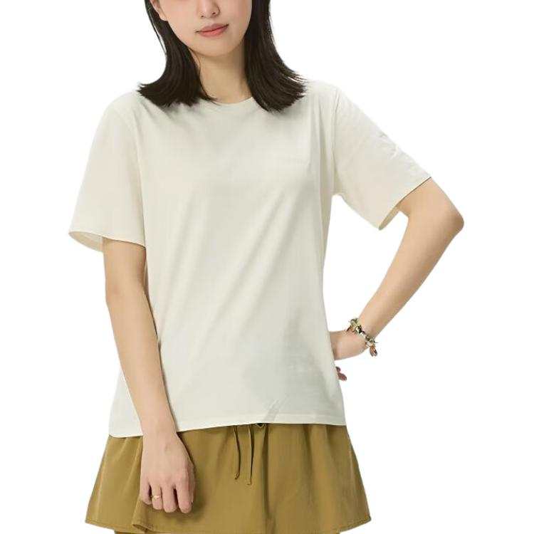 Timberland T Shirts Women's Vintage White Crew Neck Moderate