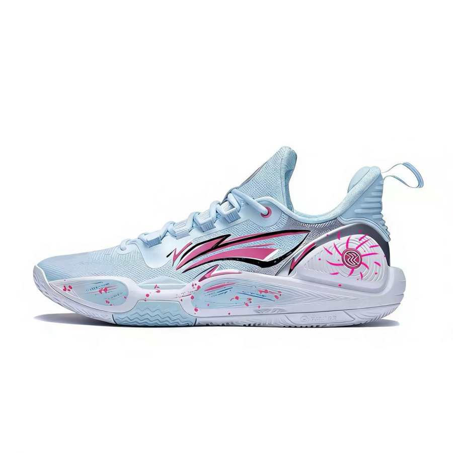 Li-Ning Li Ning Speed 9 Spring Summer Ice Blade Pink Flame Fabric Cushioning Lightweight Breathable Low top