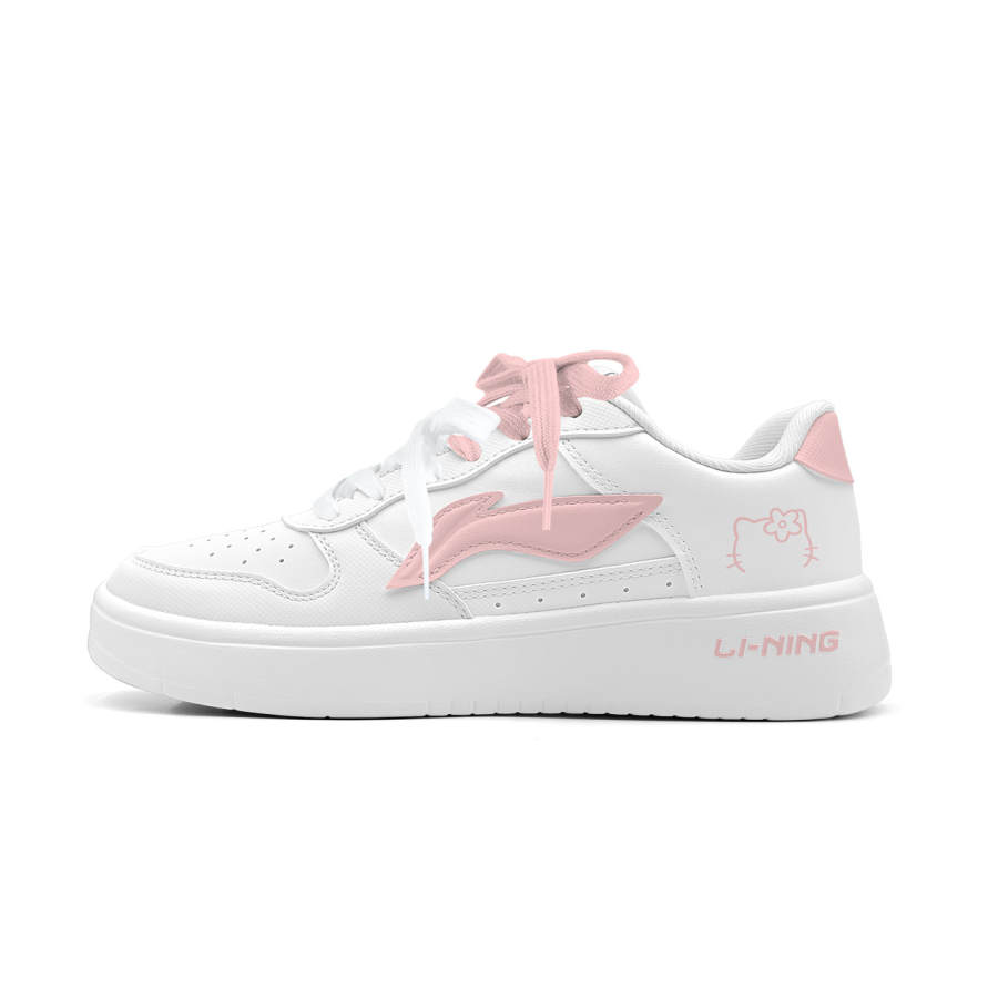 Li-Ning Li Ning Low top Skateboard Shoes Women's Pink White