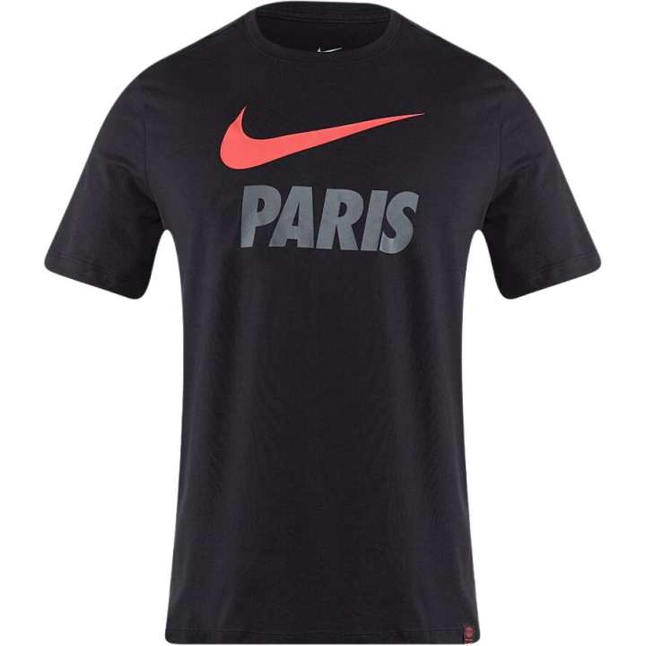 Nike Nike Swoosh T Shirts Men's Black Crew Neck