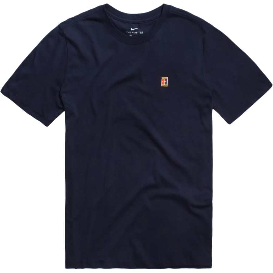 Nike Nike Tennis Tops Men's Obsidian Color Crew Neck Moderate