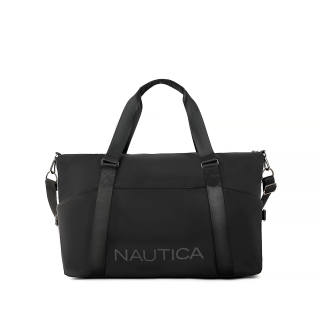 NAUTICA Fabric Gym Bag Large Men's Black/Gray/Blue