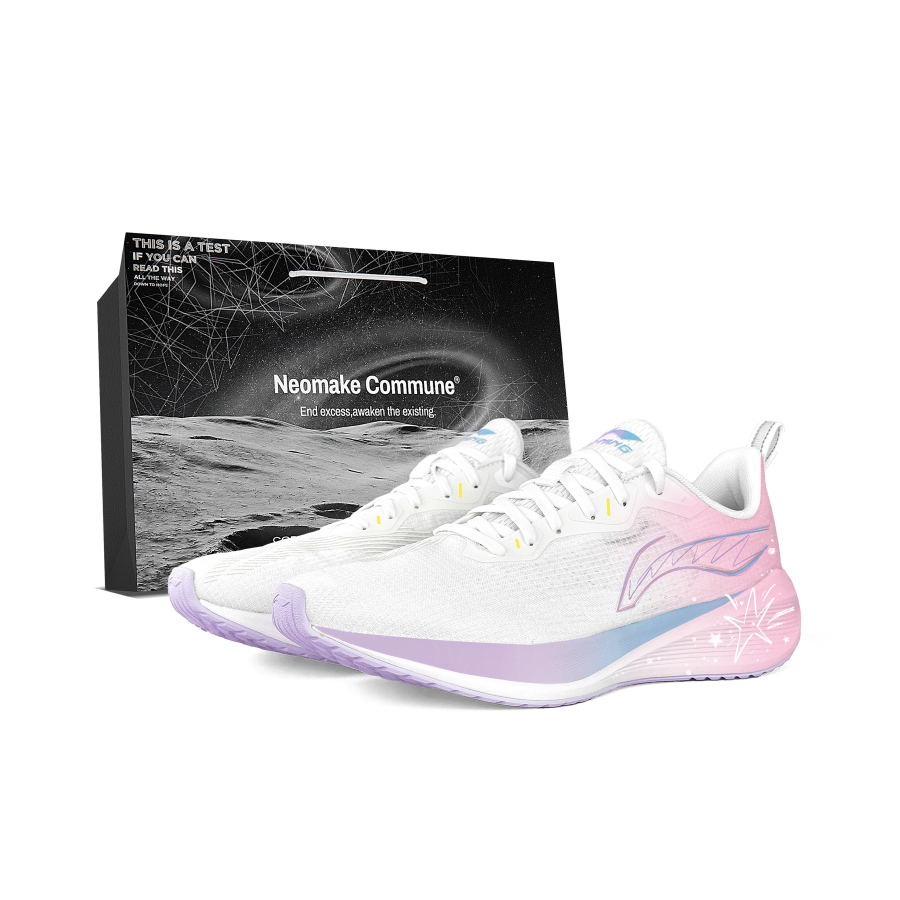 Li-Ning Li Ning Wuyue Cushioning Abrasion Resistant Slip Resistant Low top Casual City Commuting Training Running Shoes Women's