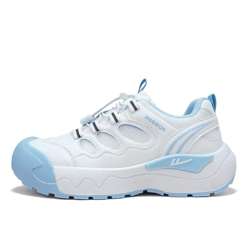 WARRIOR WARRIOR Chunky Sneakers Women's Low Top White Blue/White Black