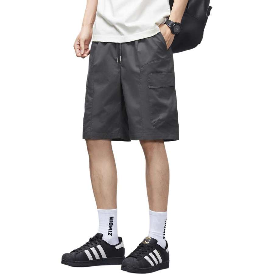 Tonlion Casual Shorts Men's Dark Gray Moderate