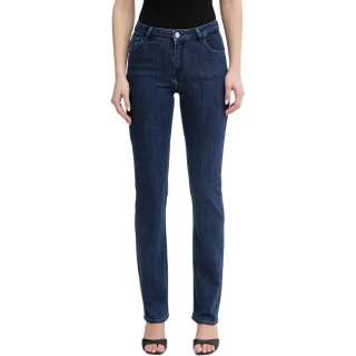 TRUSSARDI Jeans Women's Dark Blue Moderate Flared Pants