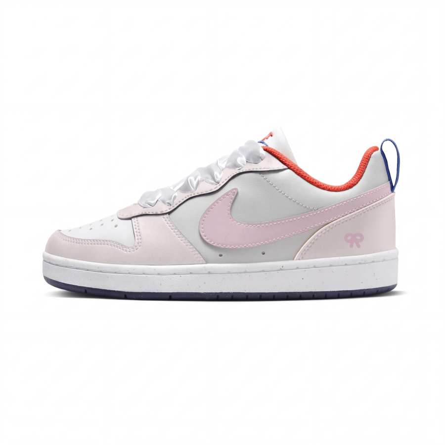 Nike Nike Court Borough Slip Resistant Abrasion Resistant Low top Kids' Skateboarding Shoes Light Blue Teenagers