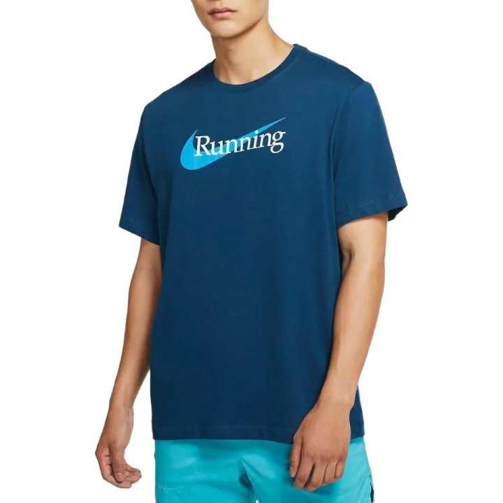 Nike Nike T Shirts Men's Blue Crew Neck