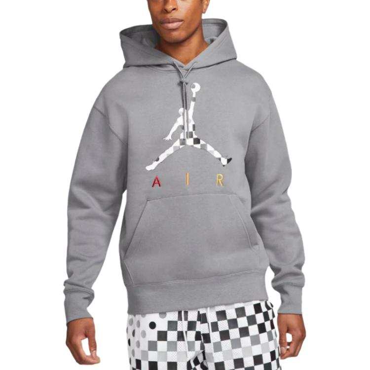 Jordan Jordan AJ3 Sweatshirts Men's Gray Hooded Non Detachable Moderate