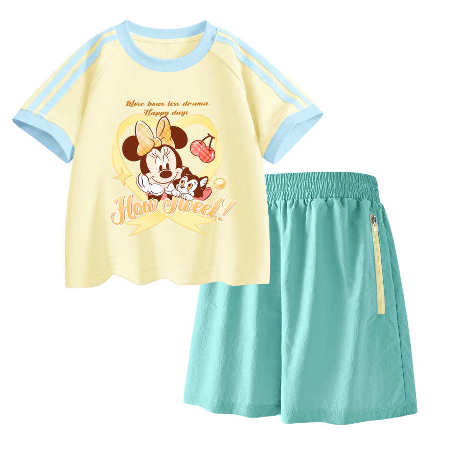 Disney Kids Casual Sportswear Crew Neck Thin