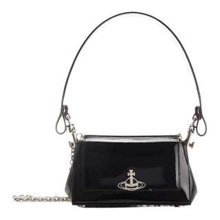 Vivienne Westwood Vivienne Westwood Cow Leather Shoulder Bag Women's Black