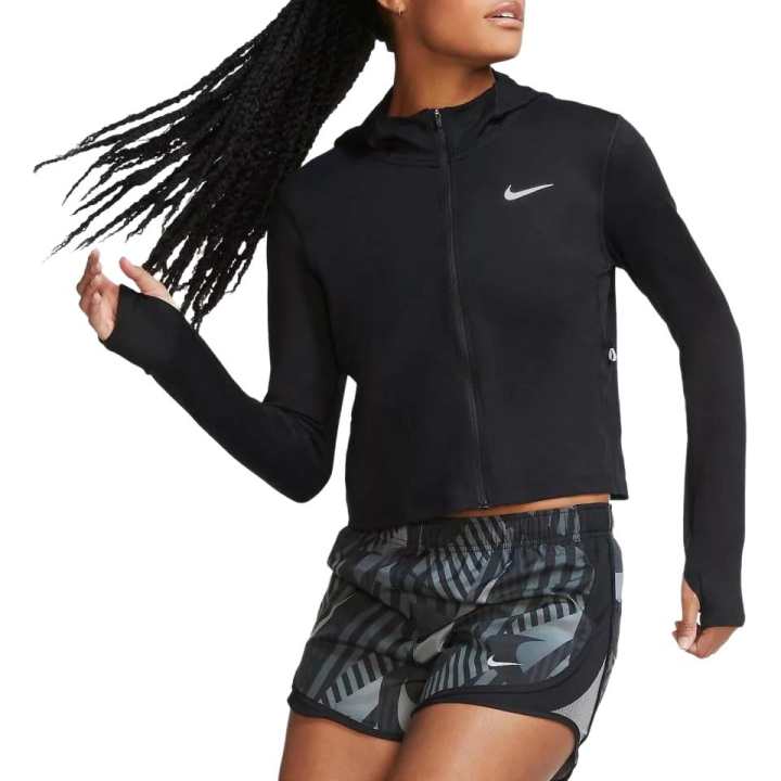 Nike Nike Running Jackets Women's Black Hooded Moderate Other