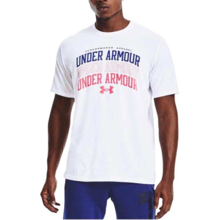 Under Armour T Shirts Men's White Crew Neck