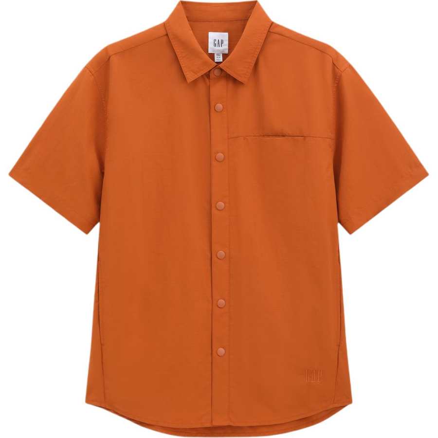 GAP GAP Shirts Men's Orange Lapel Moderate