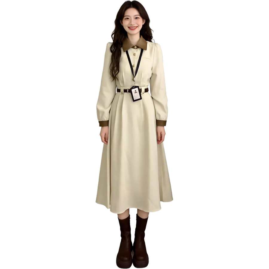 VENICEW Long Sleeved Dress Women's