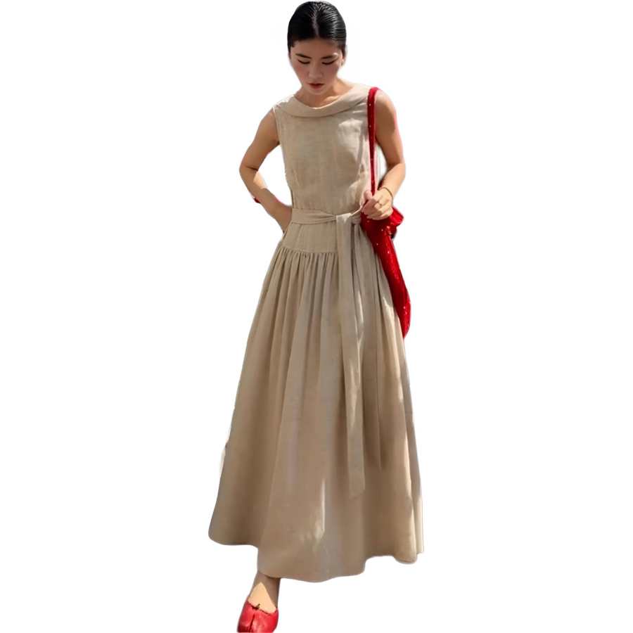 Cotton Gene Sleeveless Dress Women's