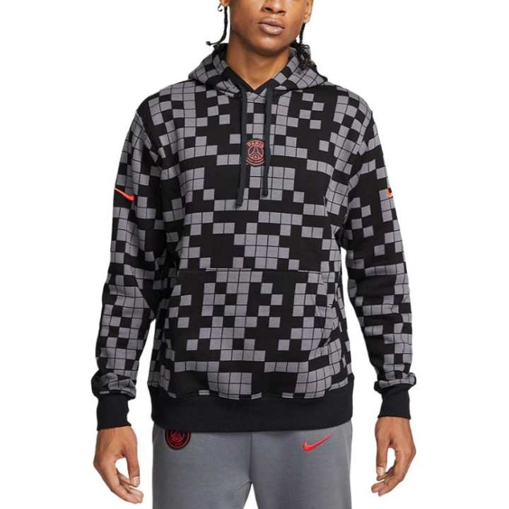 Nike Nike Sweatshirts Men's Black Hooded Non Detachable Moderate