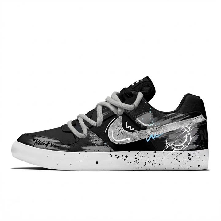 Nike Nike SB Delta Shadow Moon Slip Resistant Cushioning Abrasion Resistant Lightweight Low top Skateboard Shoes Men's