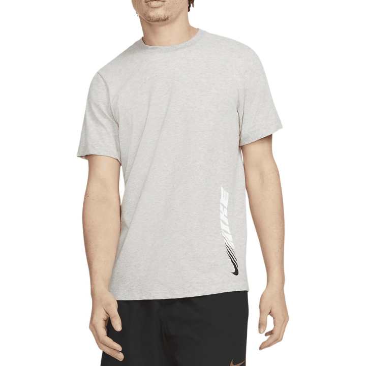 Nike Nike Dri Fit T Shirts Men's Gray Crew Neck