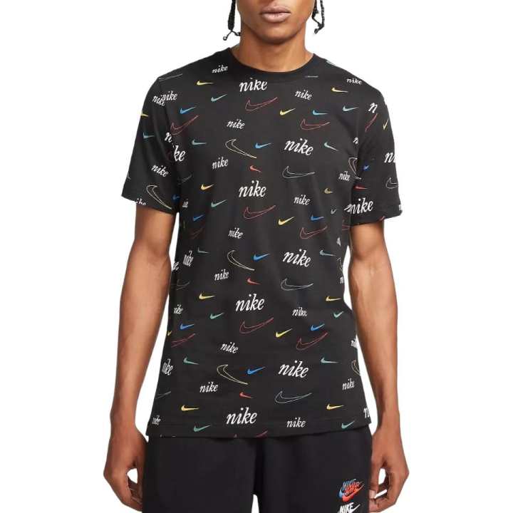 Nike Nike Sportswear T Shirts Men's Black Crew Neck
