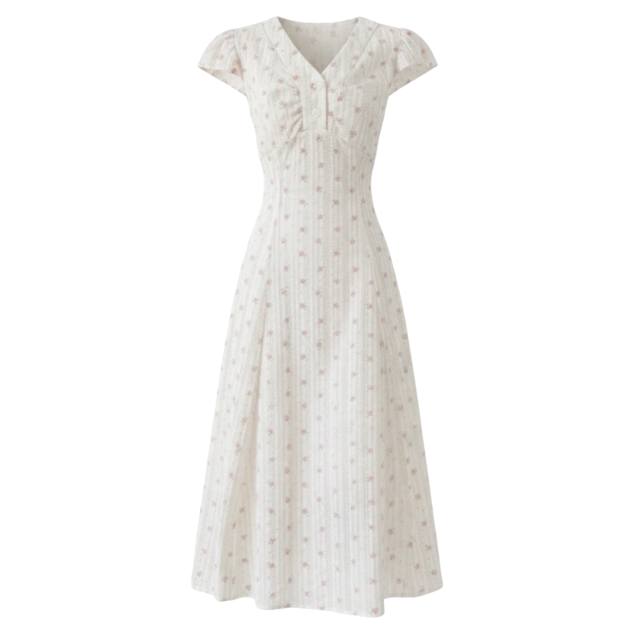 FINDSME GAGA Short Sleeved Dress Women's