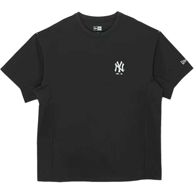 New Era T Shirts Unisex Black Crew Neck